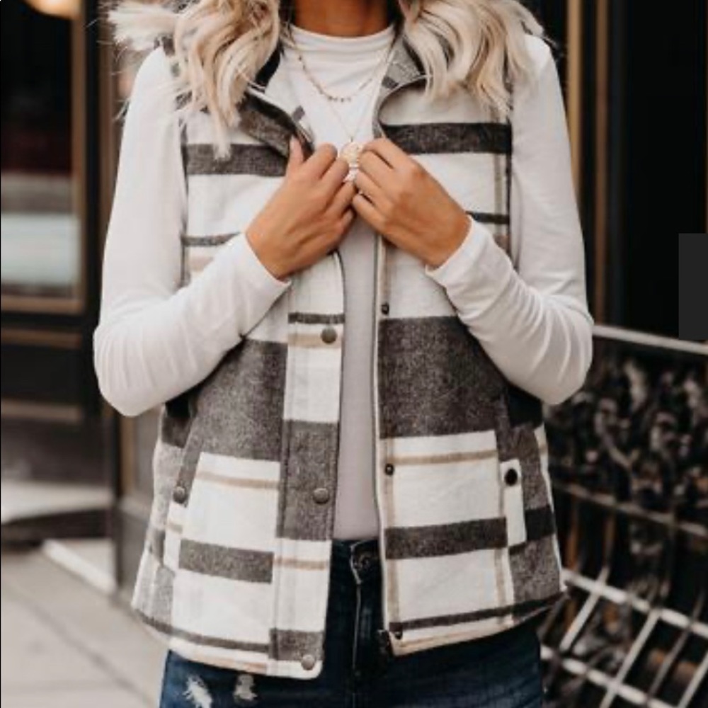 VICI Thread & Supply Fur Lined Vest